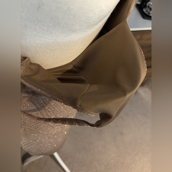 Privy Tan Sparkling Patterned Midi Dress - Picture 6 of 7